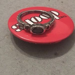 Little antique black ring